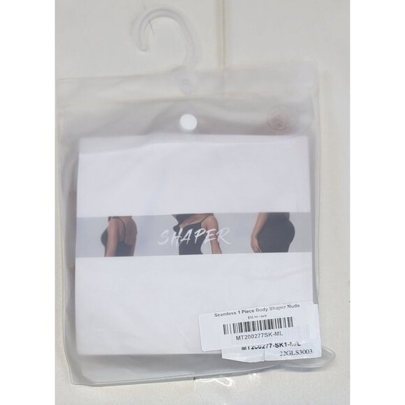 Body Shaper Seamless 1 Piece Nude Mid Thigh Nilit Womens Size M/L New Tags - Picture 4 of 5